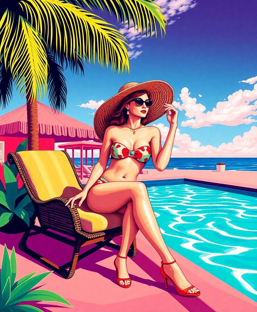 Cabana Glamour Paint Numbers Cabana Glamour Paint Numbers