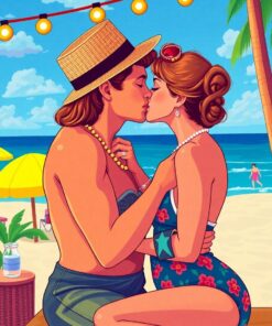 Movie Kiss Paint Numbers