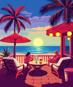 Cabana Mystery Paint Numbers