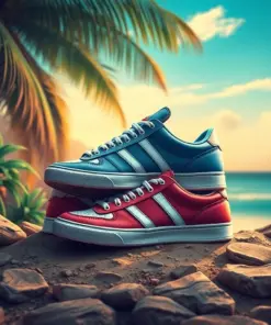 Vintage Cabana Sneaker Stack Paint By Numbers