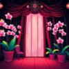 Vintage Cabaret Orchid Stage Paint By Numbers