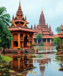 Cambodian Rainstorm Paint Numbers