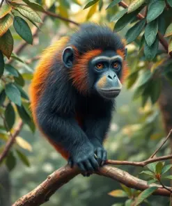 Vintage Canopy Primate paint by numbers