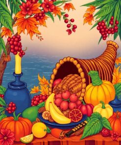 Tropical Feast Paint Numbers