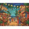 Vintage Caribbean Market Lights Paint By Numbers
