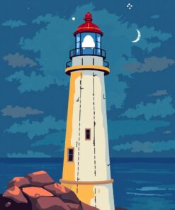 Night Beacon Paint Numbers