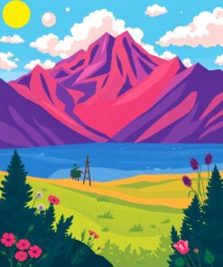 Wine Casks Paint Numbers