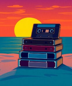 Sunset Stack Paint Numbers