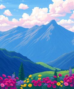 Tropical Orchids Paint Numbers