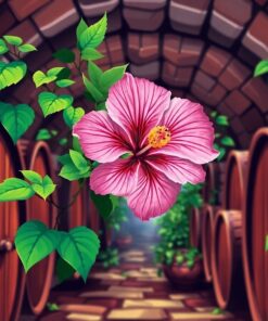 Hibiscus Bloom Paint Numbers