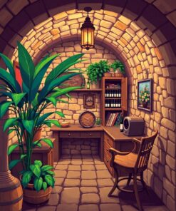 Palm Desk Paint Numbers