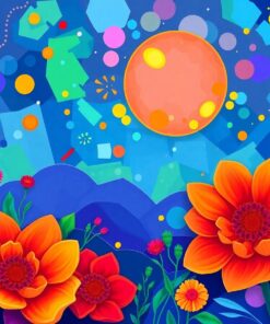 Orchid Garden Paint Numbers