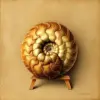 Vintage Chambered Nautilus Study Paint By Numbers