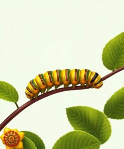 Caterpillar Study Paint Numbers