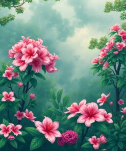 Forest Blossom Paint Numbers