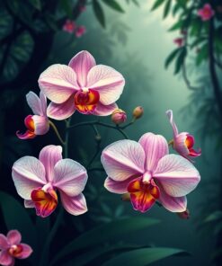 Forest Orchids Paint Numbers