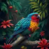 Vintage Cloud Forest Quetzal Paint By Numbers