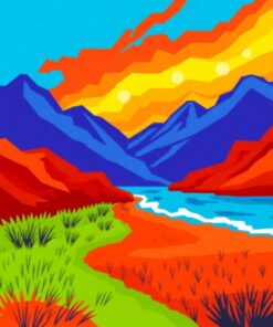 Coastal Bougainvillea Paint Numbers