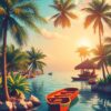 Lagoon Oasis Paint Numbers