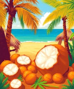 Coconut Harvest Paint Numbers