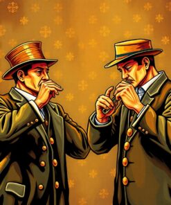 Vintage Conductors Brass Watch Paint By Numbers