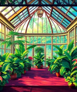 Conservatory Monstera Paint Numbers