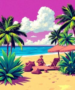 Tropical Sands Paint Numbers