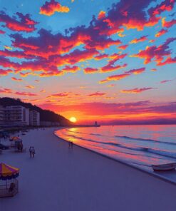 Copacabana Sunset Paint Numbers