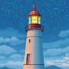 Starry Beacon Paint Numbers