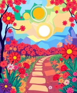 Ocean Mandala Paint Numbers