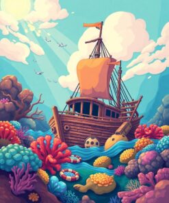 Reef Shipwreck Paint Numbers