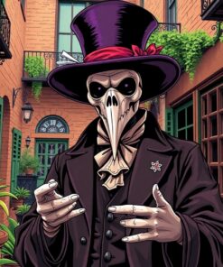 Plague Doctor Paint Numbers