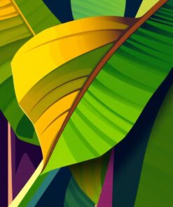 Banana Leaf Paint Numbers