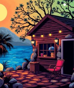 Vintage Cult Film Hideaway Paint By Numbers