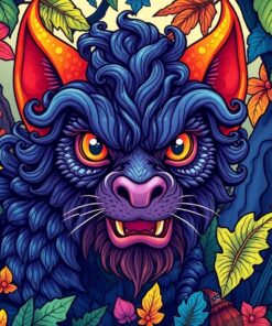 Jungle Beast Paint Numbers