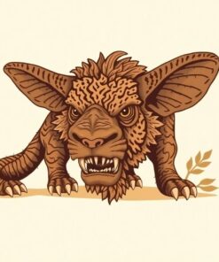 Vintage Curled Jungle Beast Paint By Numbers