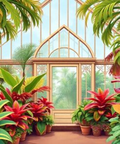 Cycad Glasshouse Paint Numbers