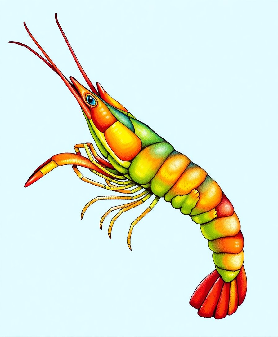 Prawn Study Paint Numbers Prawn Study Paint Numbers