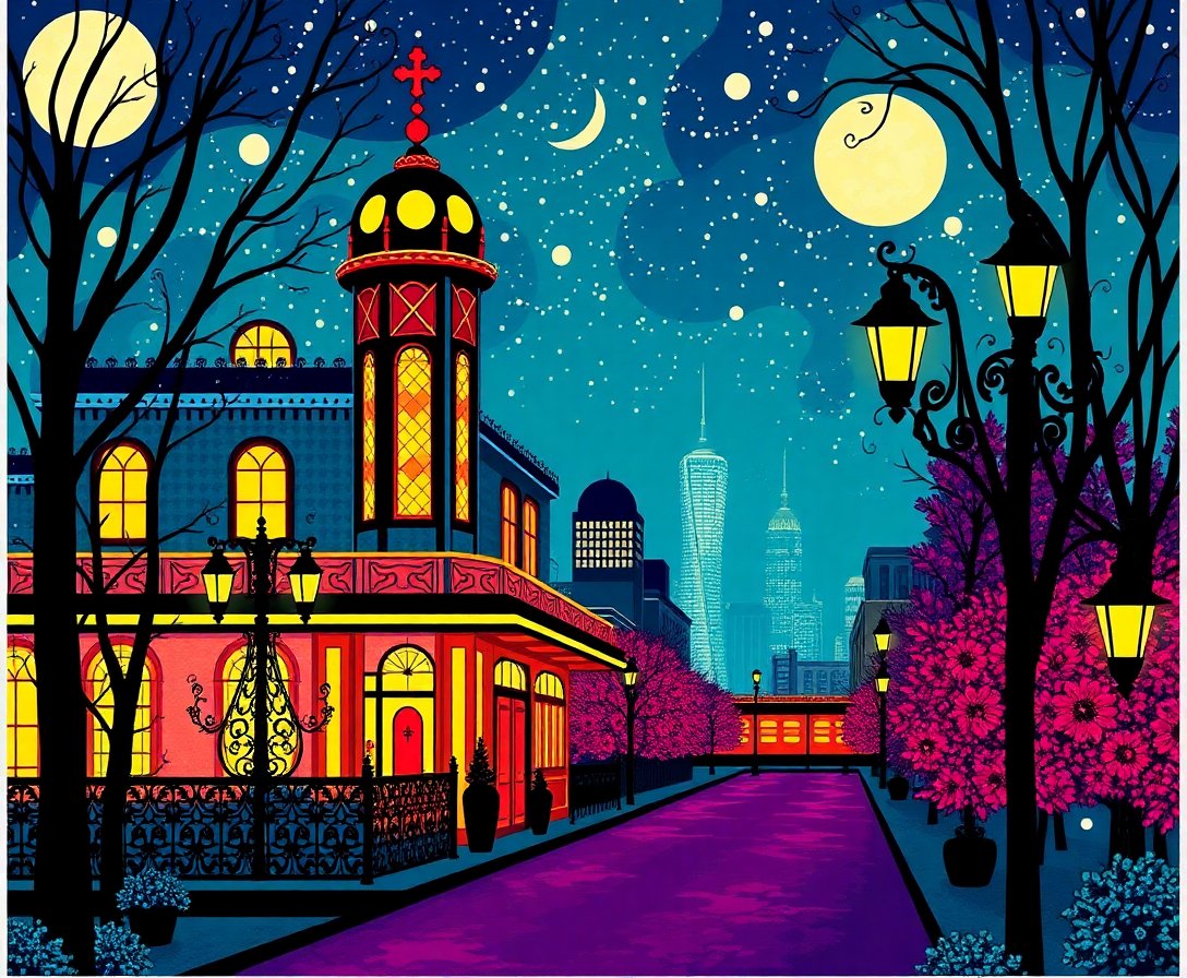 vintage-deco-midnight-chime-paint-by-numbers-kit-art-deco