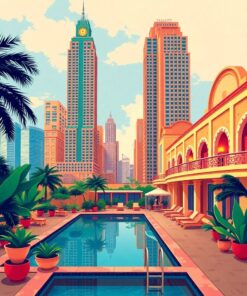 Pool Oasis Paint Numbers