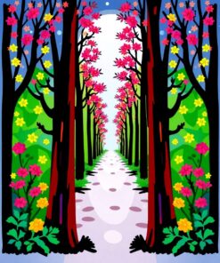 Rain Glow Paint Numbers