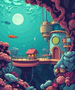 Sea Habitat Paint Numbers