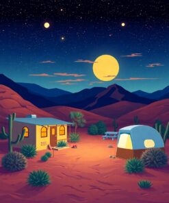 Camp Glow Paint Numbers