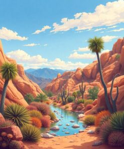 Creek Oasis Paint Numbers