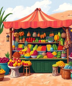 Fruit Stand Paint Numbers