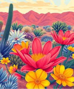 Oasis Bloom Paint Numbers