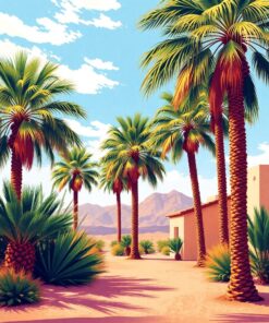 Palm Oasis Paint Numbers