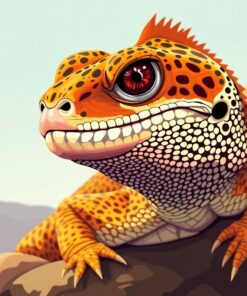 Reptile Portrait Paint Numbers