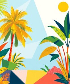 Tropical Geometry Paint Numbers