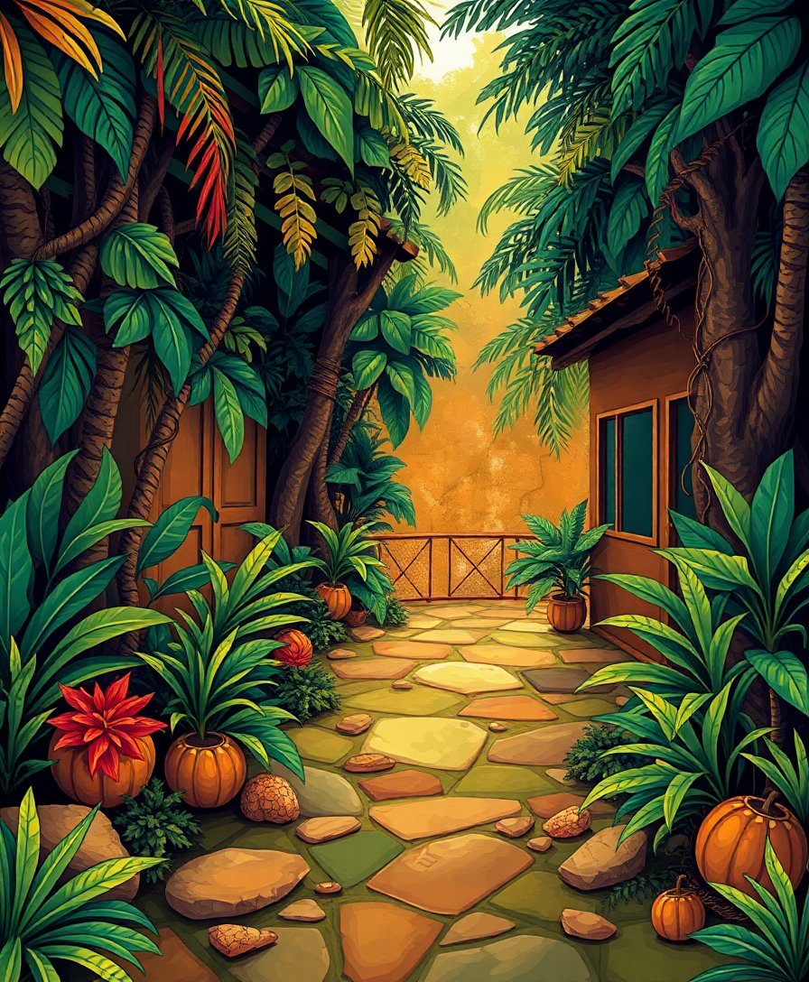 Jungle Retreat Paint Numbers Jungle Retreat Paint Numbers